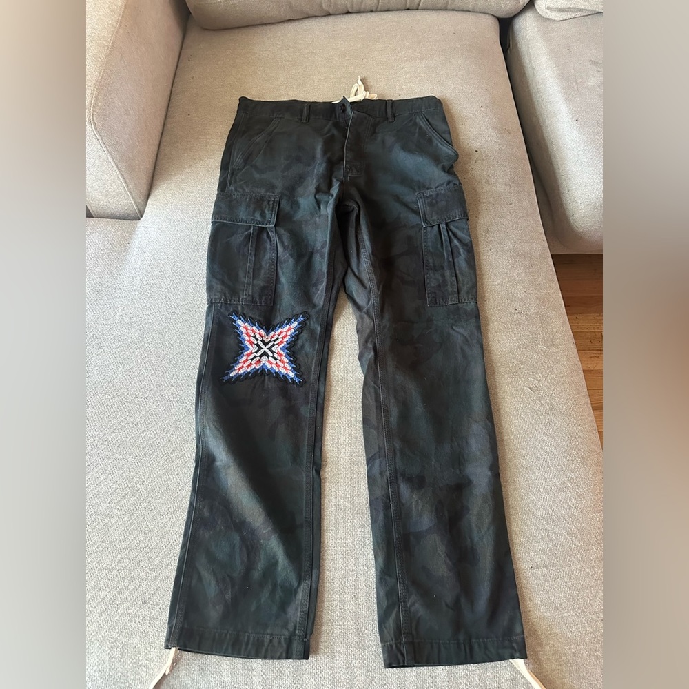 Purple Brand Camo Cargos